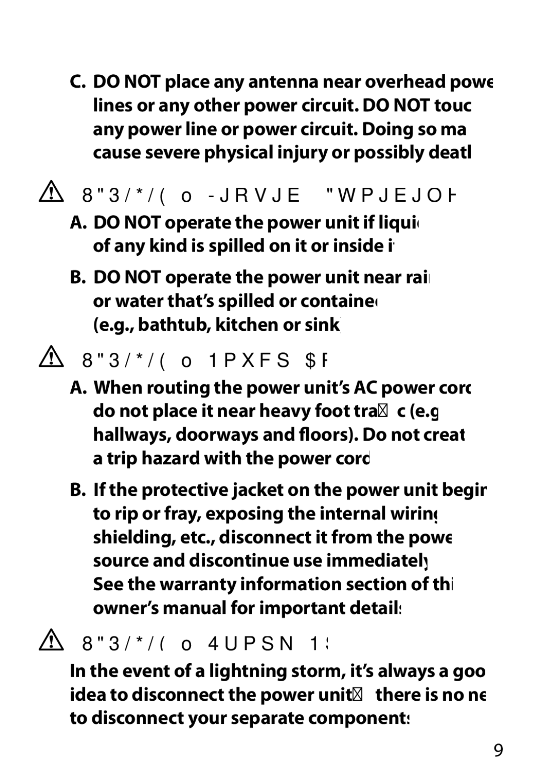 Monster Cable 450L manual 