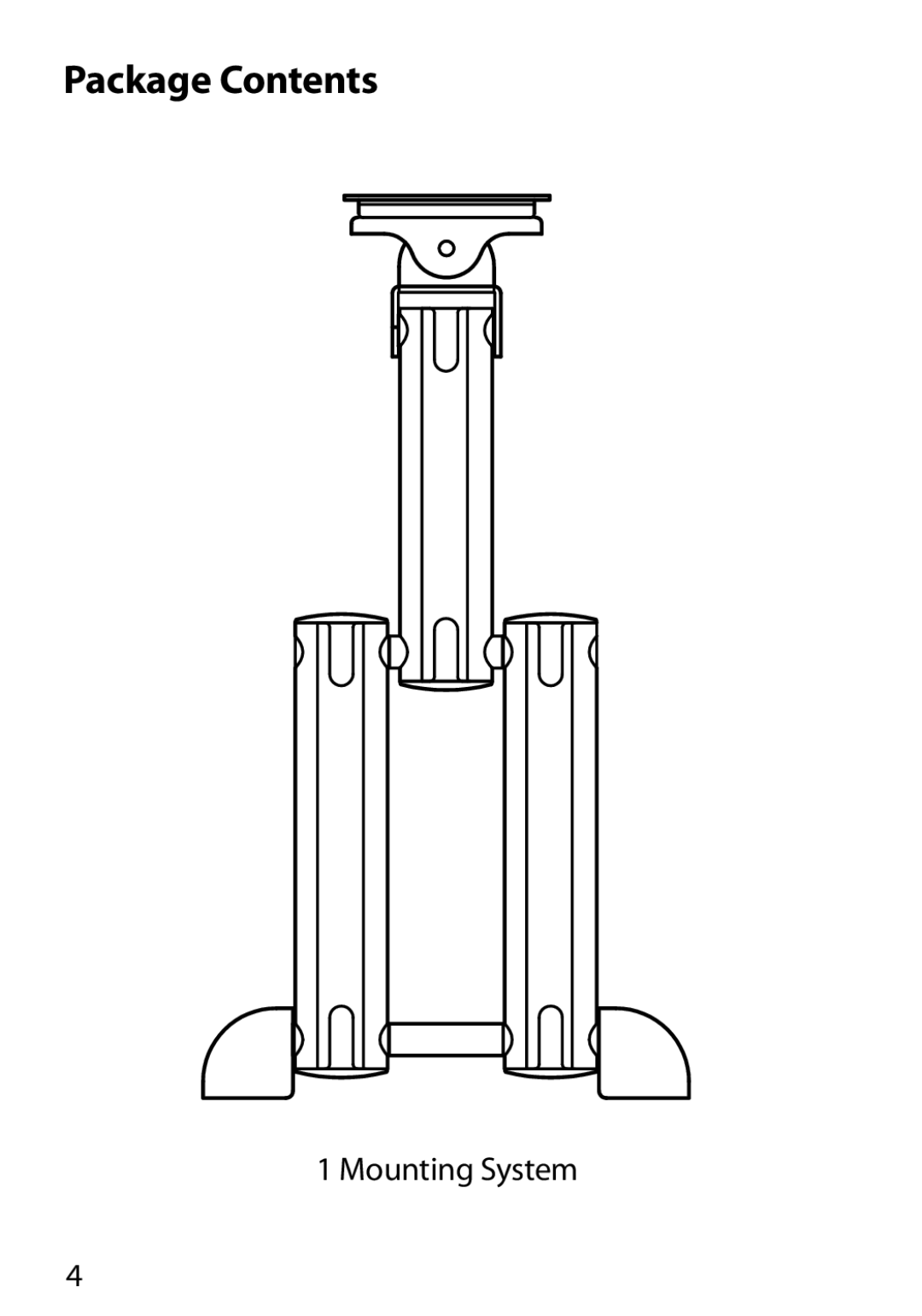 Monster Cable 450L manual Package Contents, Mounting System 