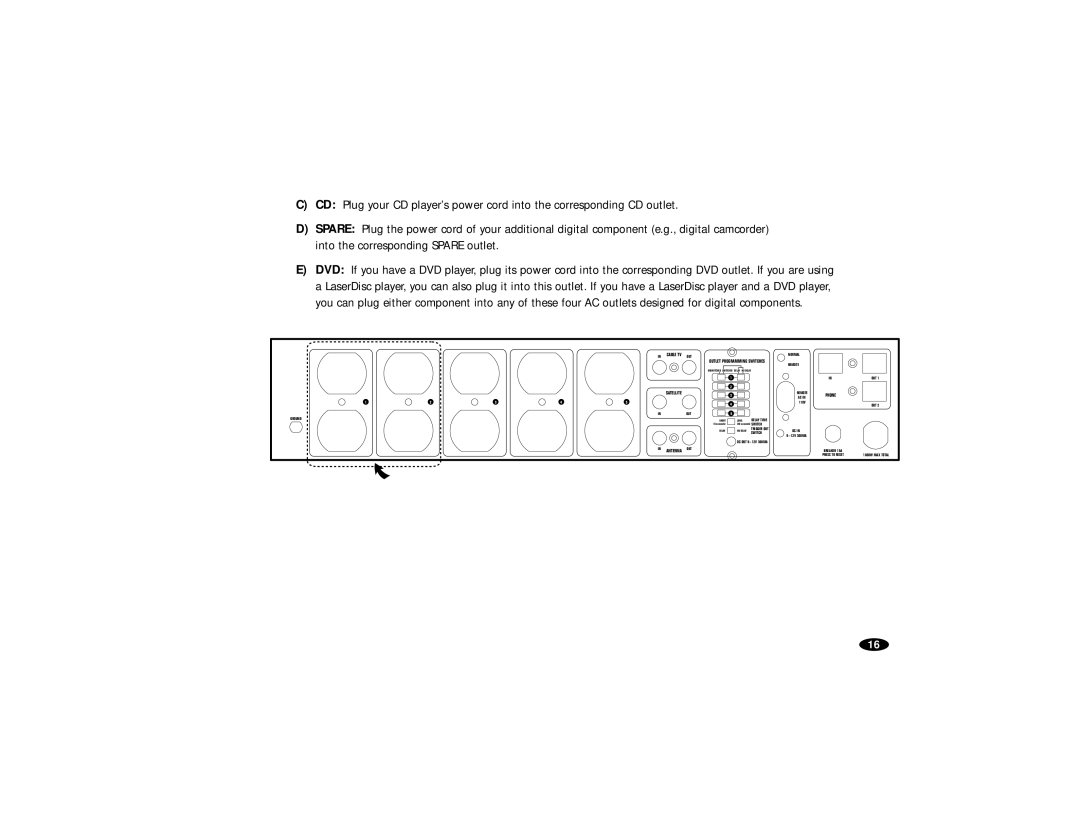 Monster Cable HTS5000 owner manual Out 