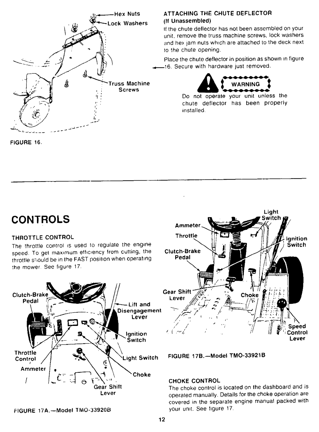 Montgomery Ward TMO-33920B, TMO-33921B manual 