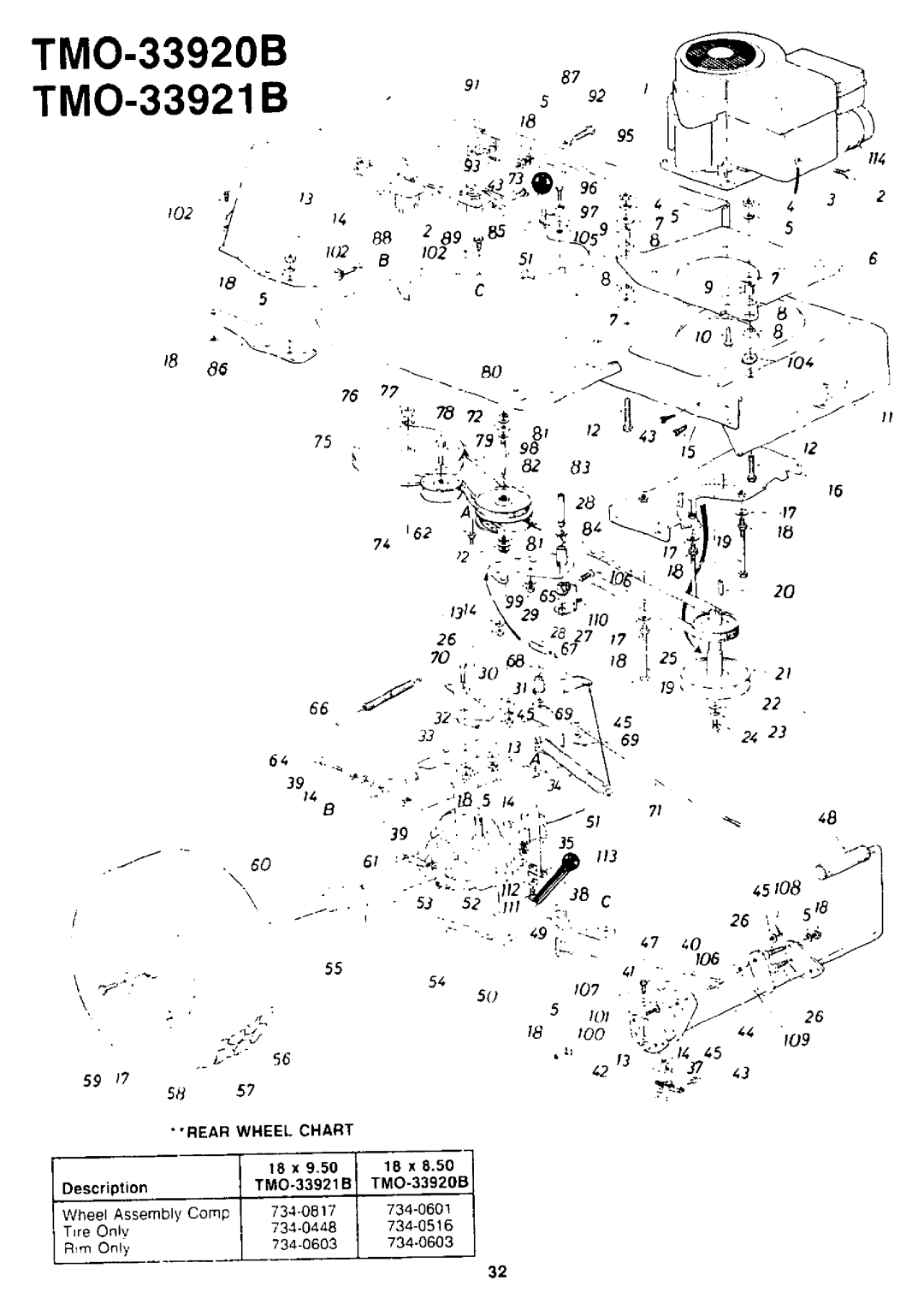 Montgomery Ward TMO-33920B, TMO-33921B manual 