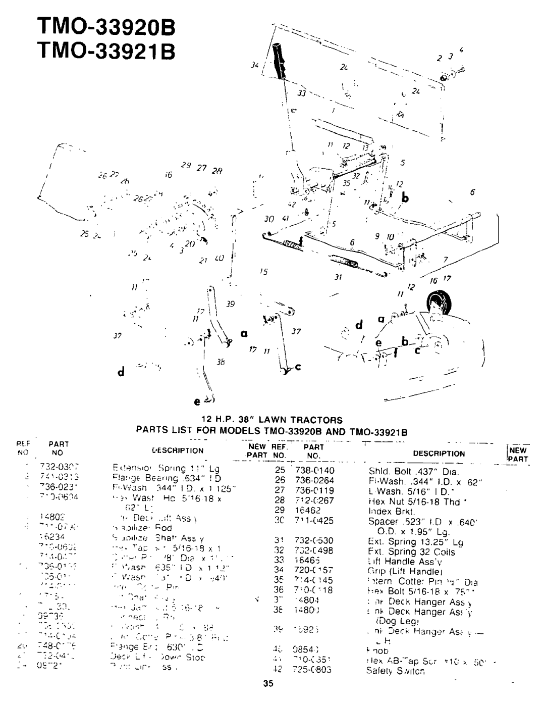 Montgomery Ward TMO-33921B, TMO-33920B manual 