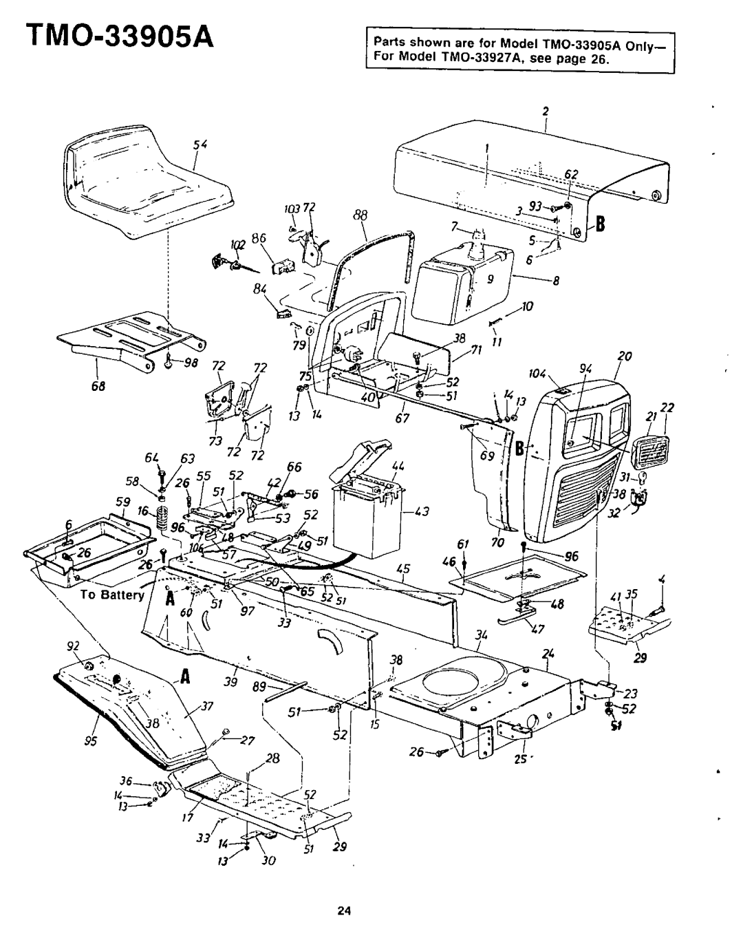 Montgomery Ward TMO-33927 A, TMO-33905 A manual 