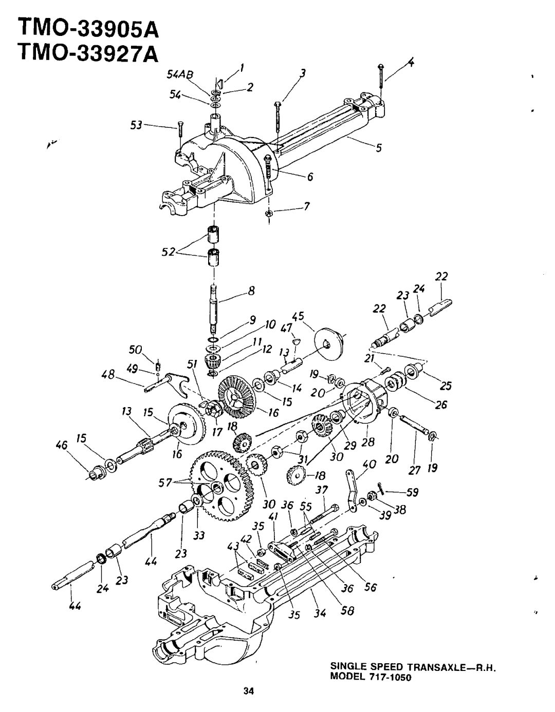 Montgomery Ward TMO-33927 A, TMO-33905 A manual 