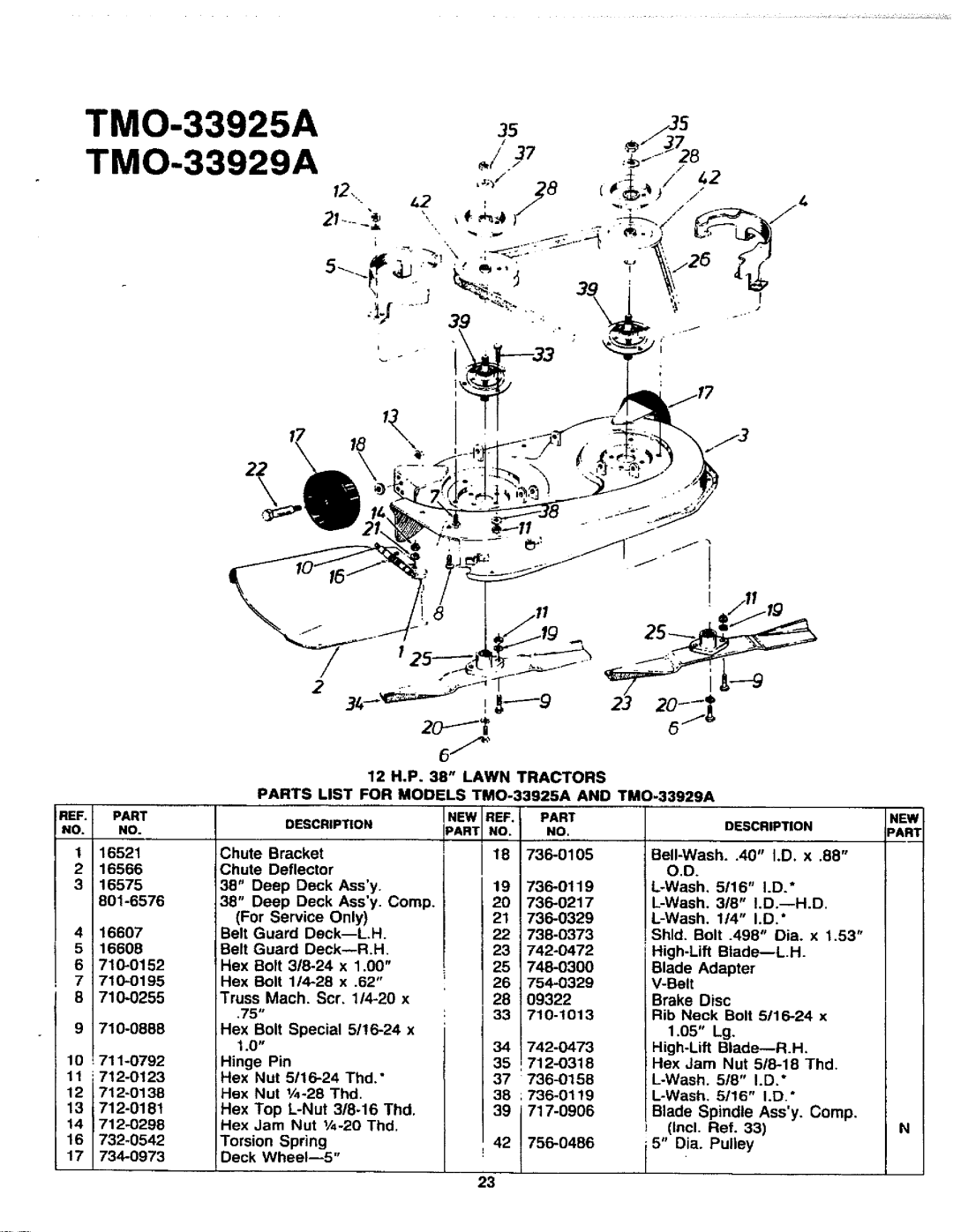 Montgomery Ward TMO-33925A, TMO-33929A manual 