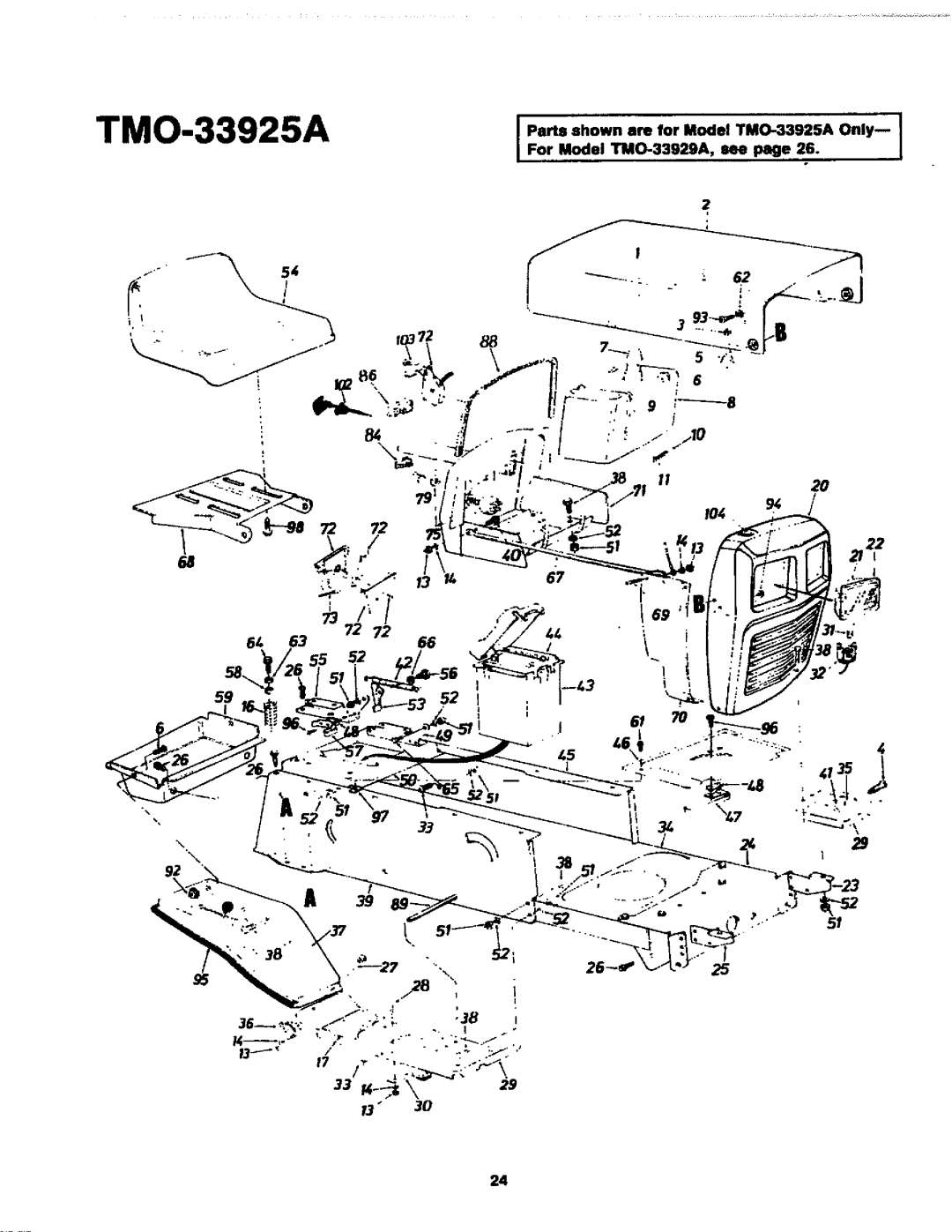 Montgomery Ward TMO-33929A, TMO-33925A manual 