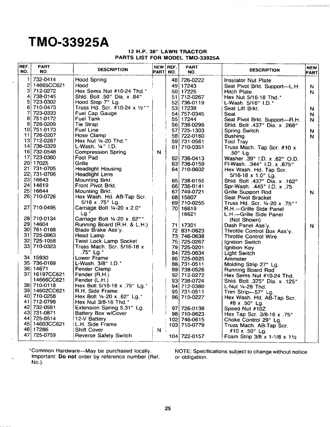 Montgomery Ward TMO-33925A, TMO-33929A manual 