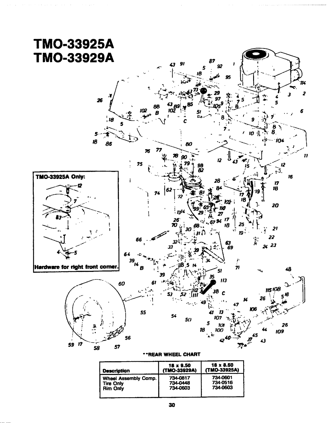 Montgomery Ward TMO-33929A, TMO-33925A manual 