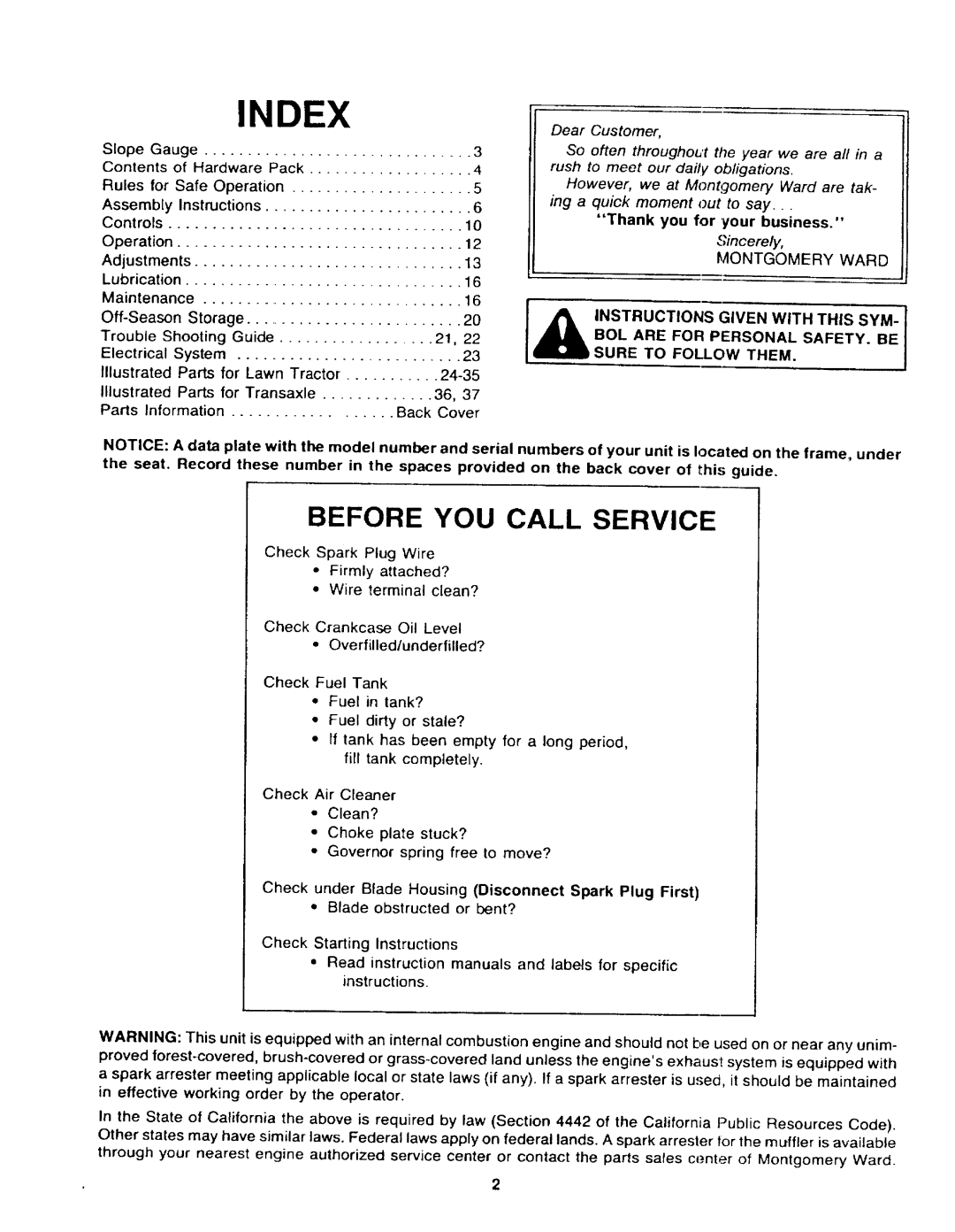 Montgomery Ward TMO-33942A, TMO-33941A, TMO-33940A manual 