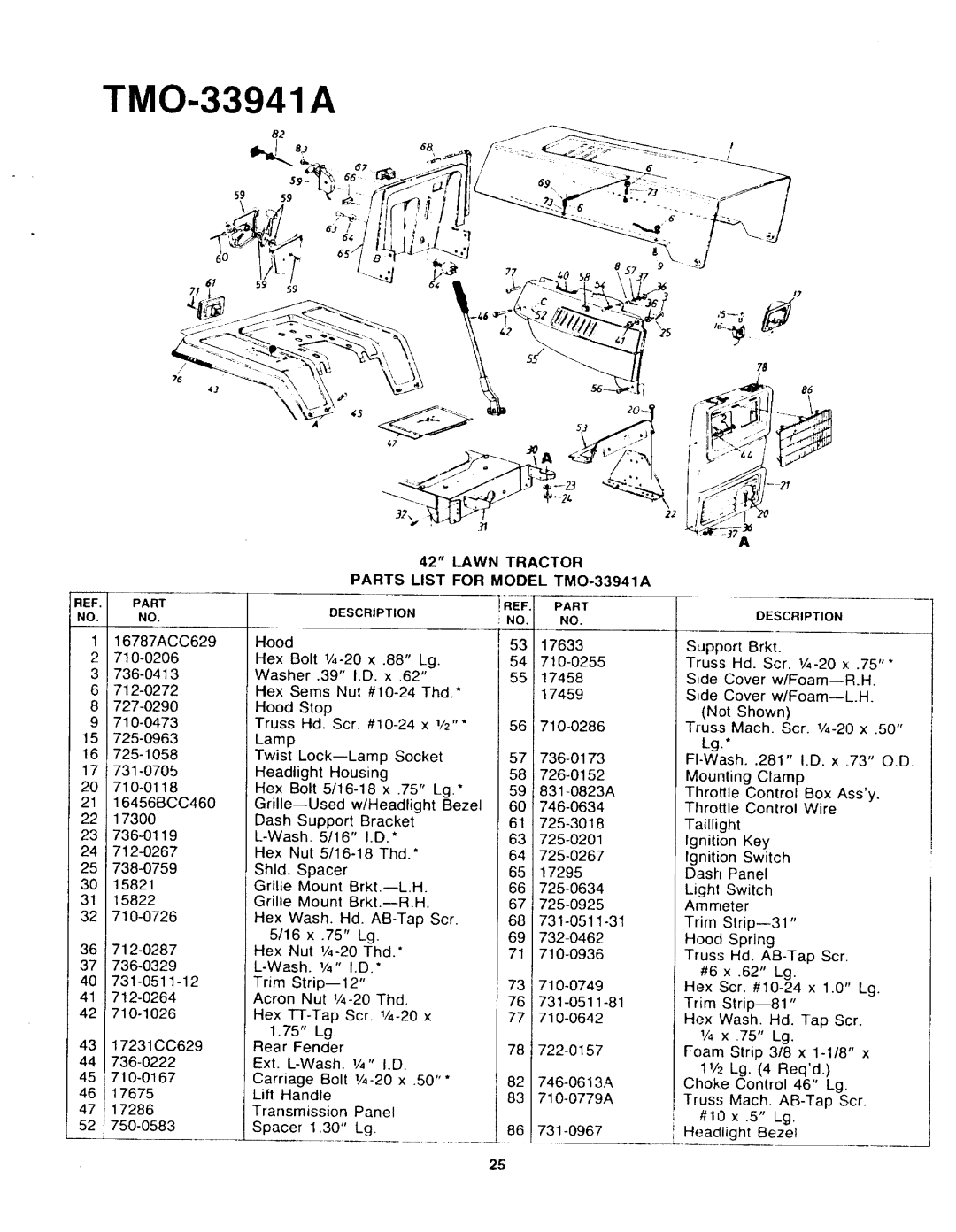 Montgomery Ward TMO-33940A, TMO-33941A, TMO-33942A manual 