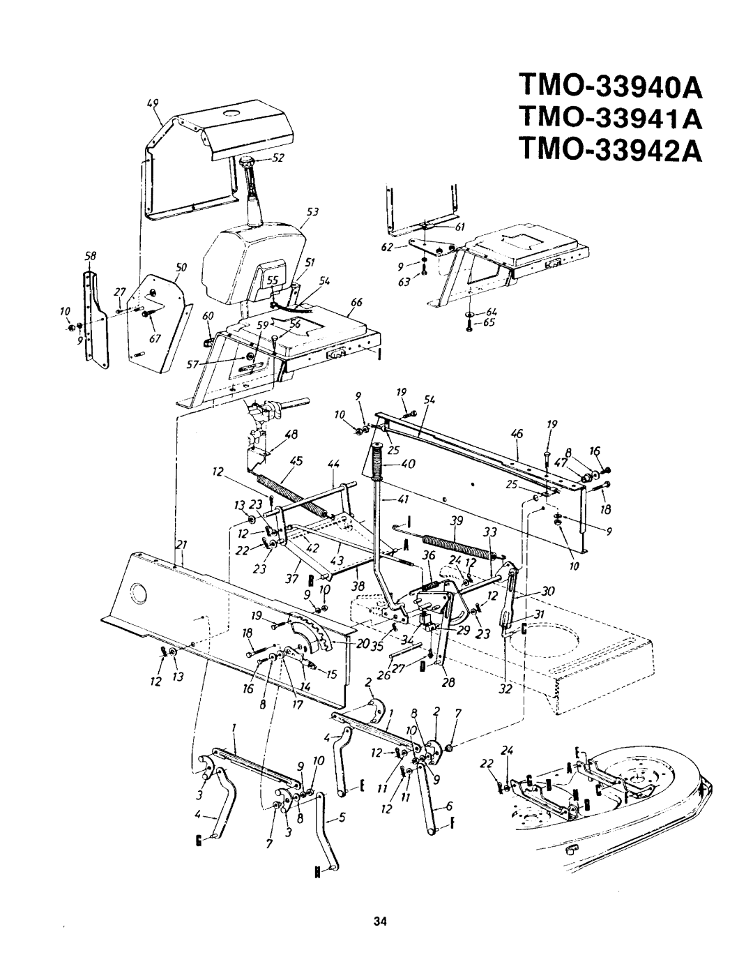 Montgomery Ward TMO-33940A, TMO-33941A, TMO-33942A manual 