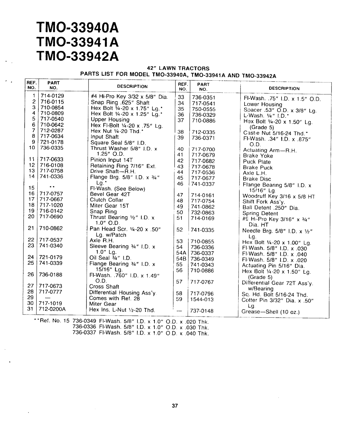 Montgomery Ward TMO-33940A, TMO-33941A, TMO-33942A manual 