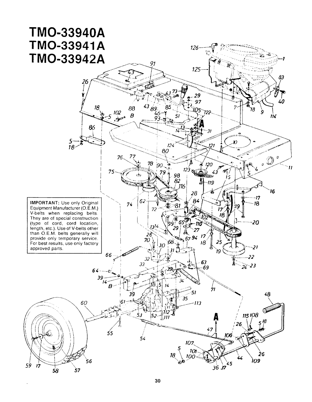 Montgomery Ward TMO-33941A, TMO-33940A, TMO-33942A manual 