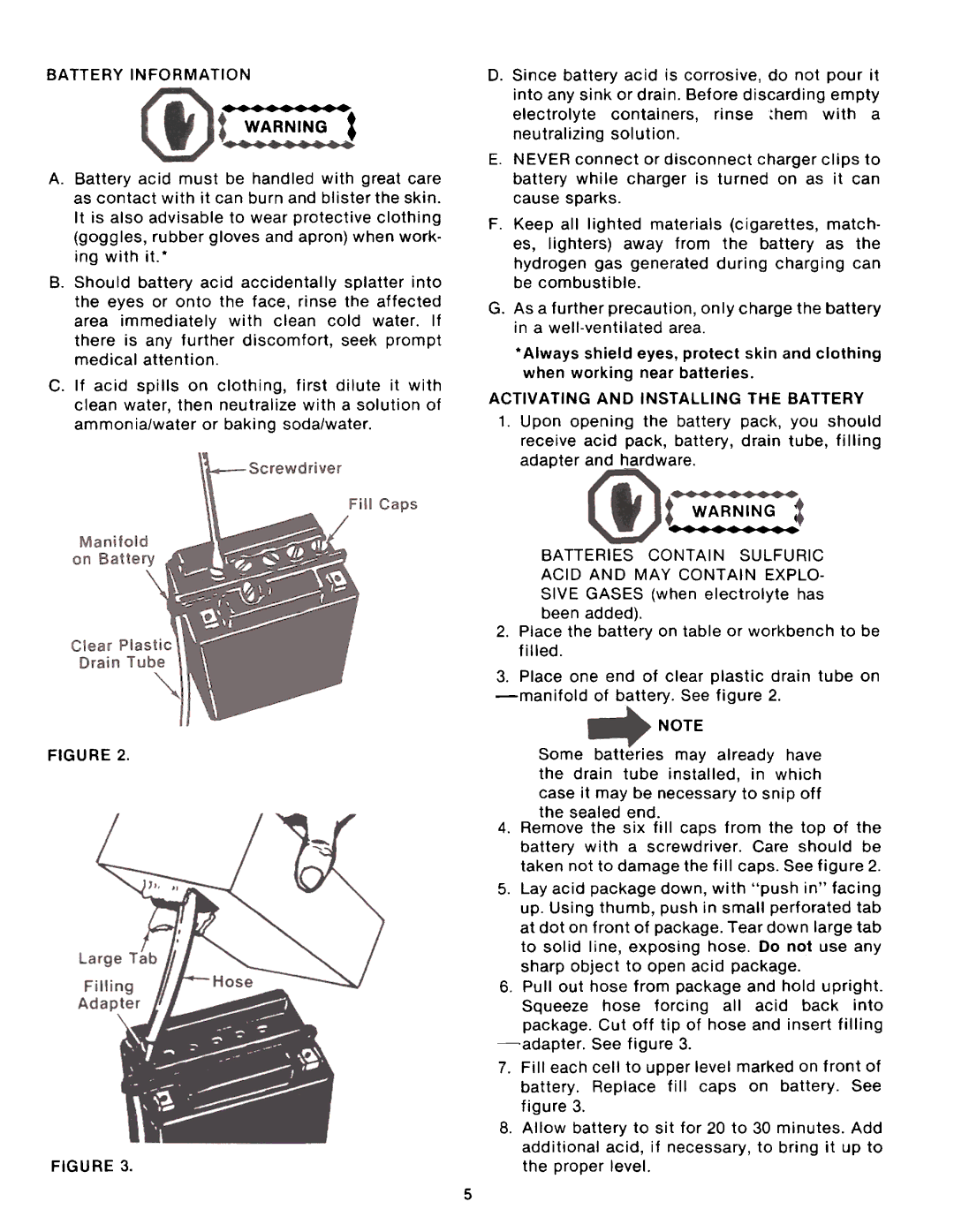 Montgomery Ward TMO-33902A, TMO-33986C manual ~~AR~IN?-t, Cause sparks, Battery Information 