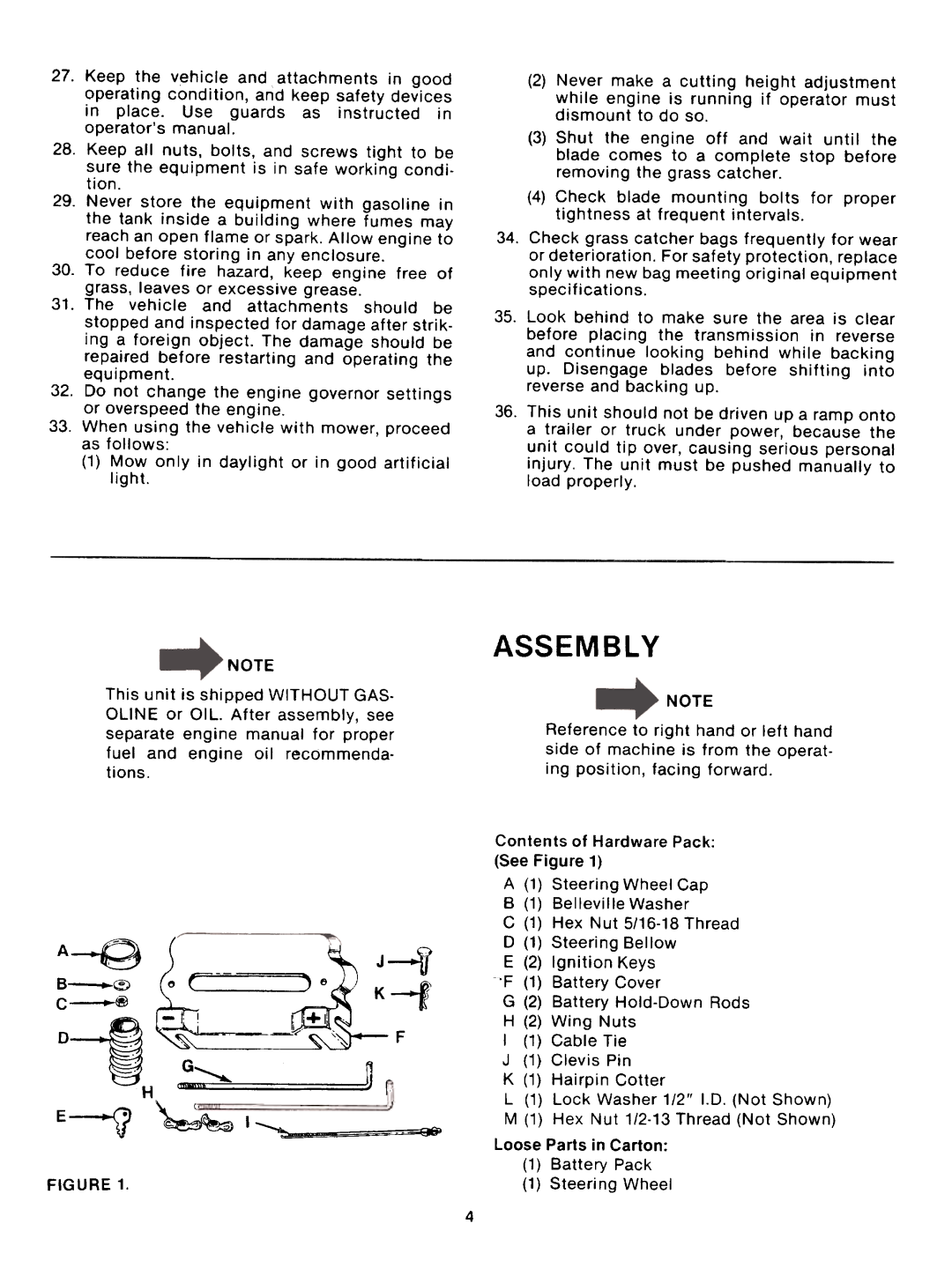 Montgomery Ward TMO-33986C, TMO-33902A manual A~ --J, Assembly, ~r -.,~~, D--~ ~, B--I 