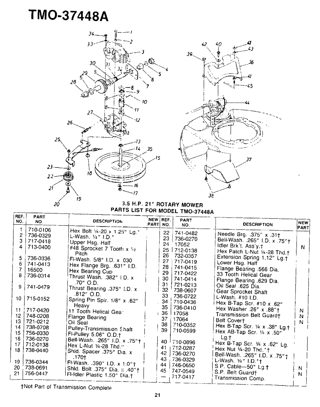 Montgomery Ward TMO-37448A manual 