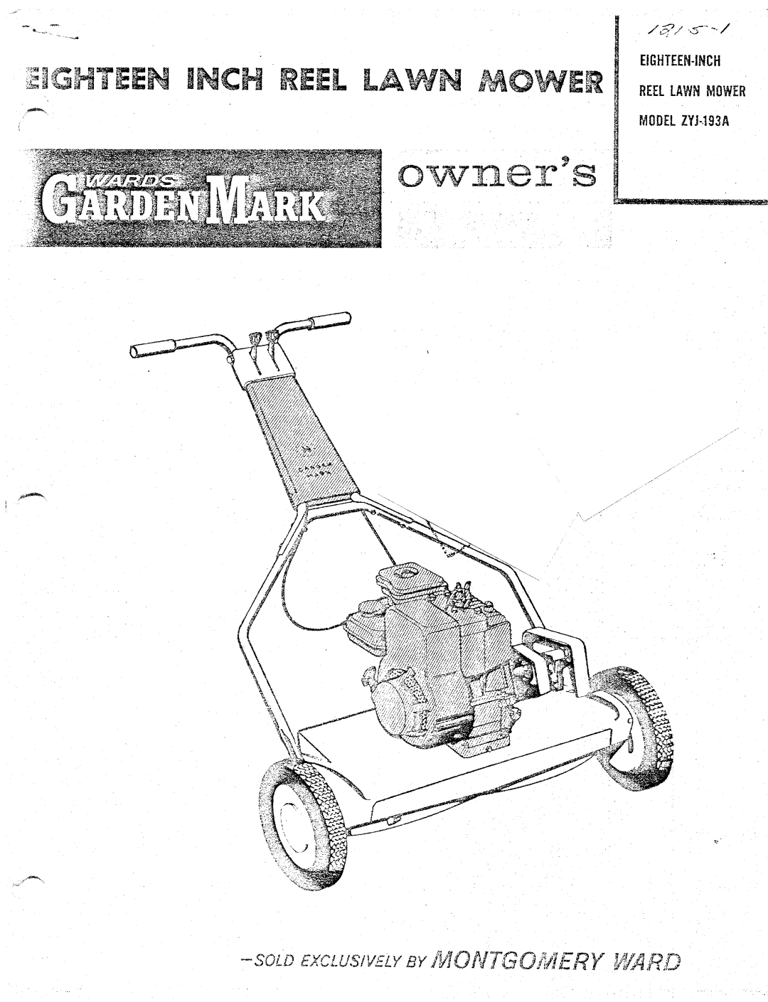 Montgomery Ward ZYJ-193A manual 