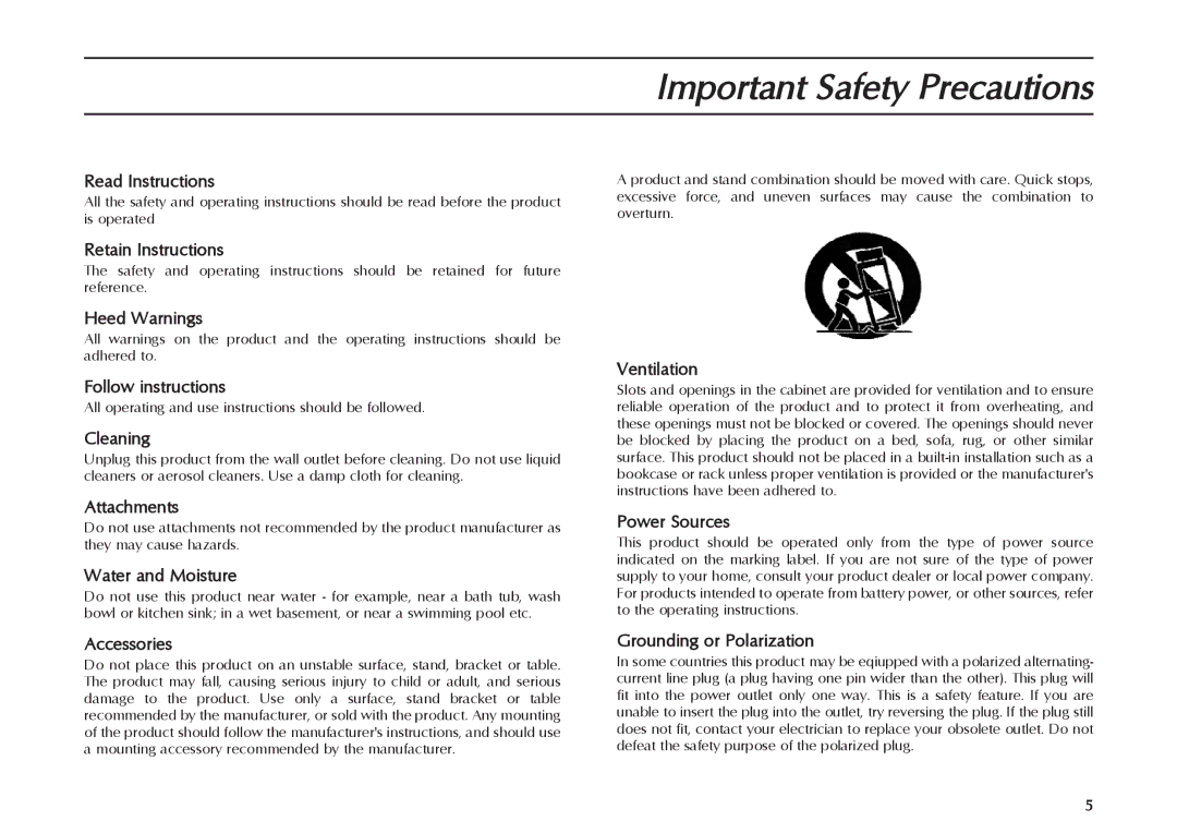 Mordaunt-Short MS909W manual Read Instructions 