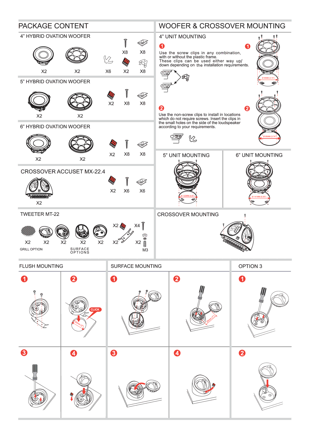 Morel MX 22 manual 