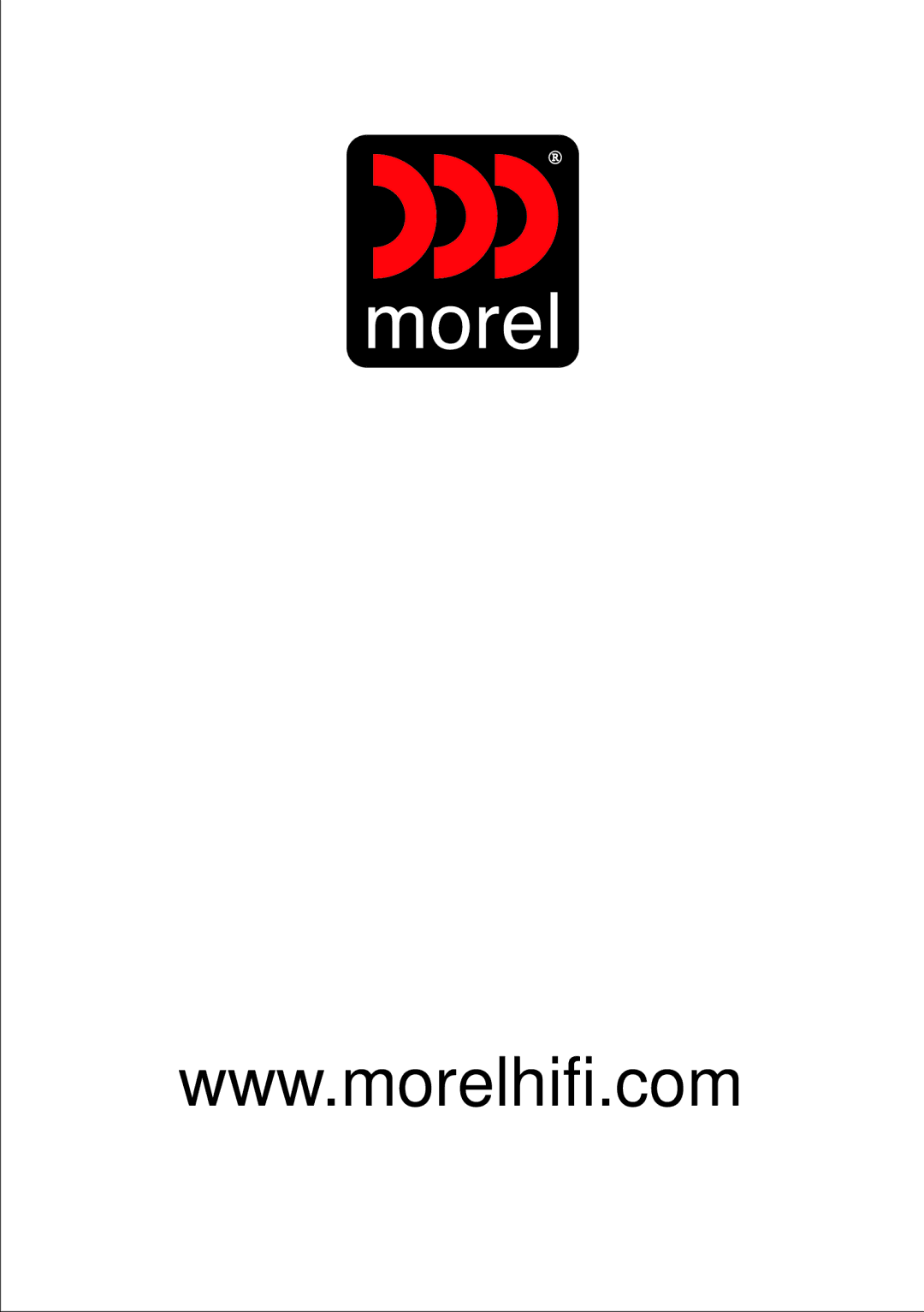 Morel ST-90, ST-95 owner manual 