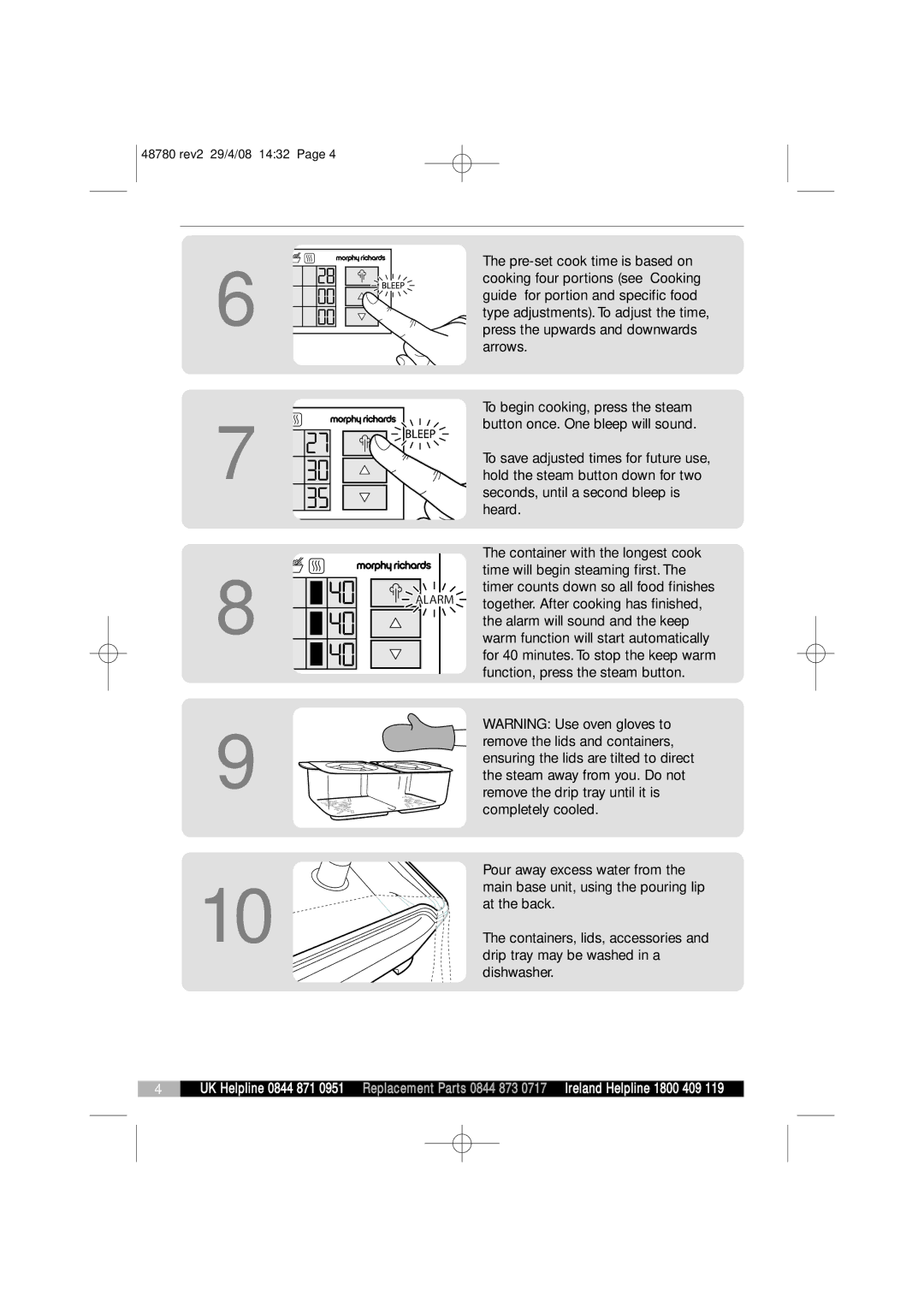 Morphy Richards Intellisteam setup guide 48780 rev2 29/4/08 1432 