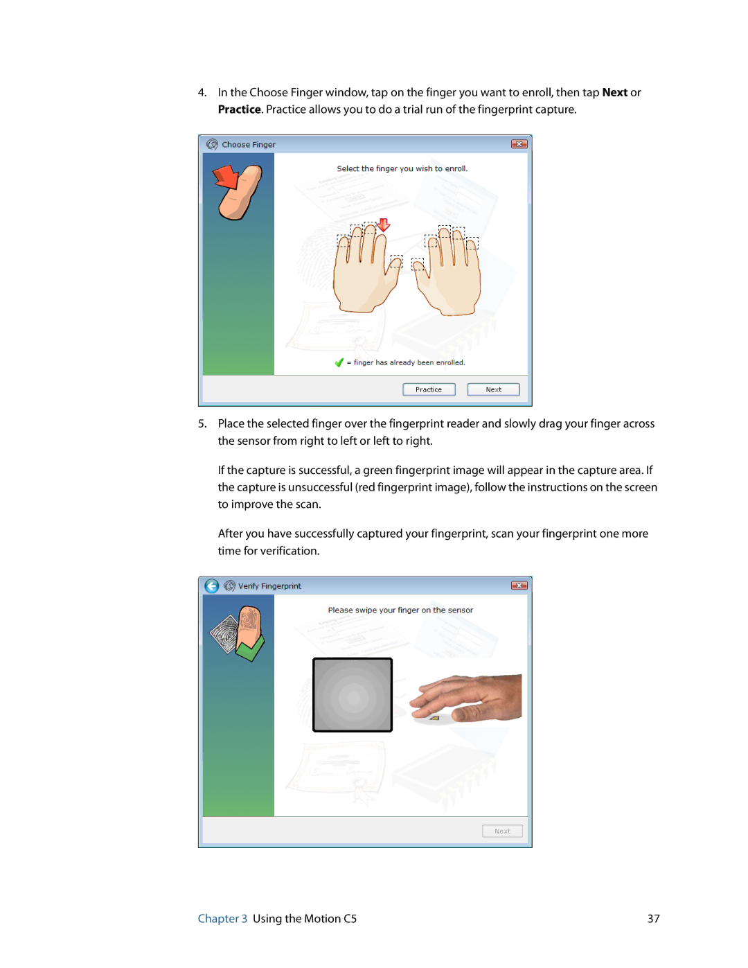 Motion Computing C5 manual 