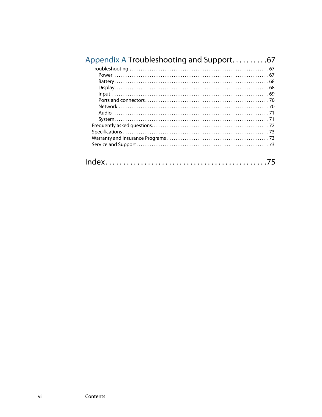 Motion Computing J3400, HC334227332 manual Appendix a Troubleshooting and Support 