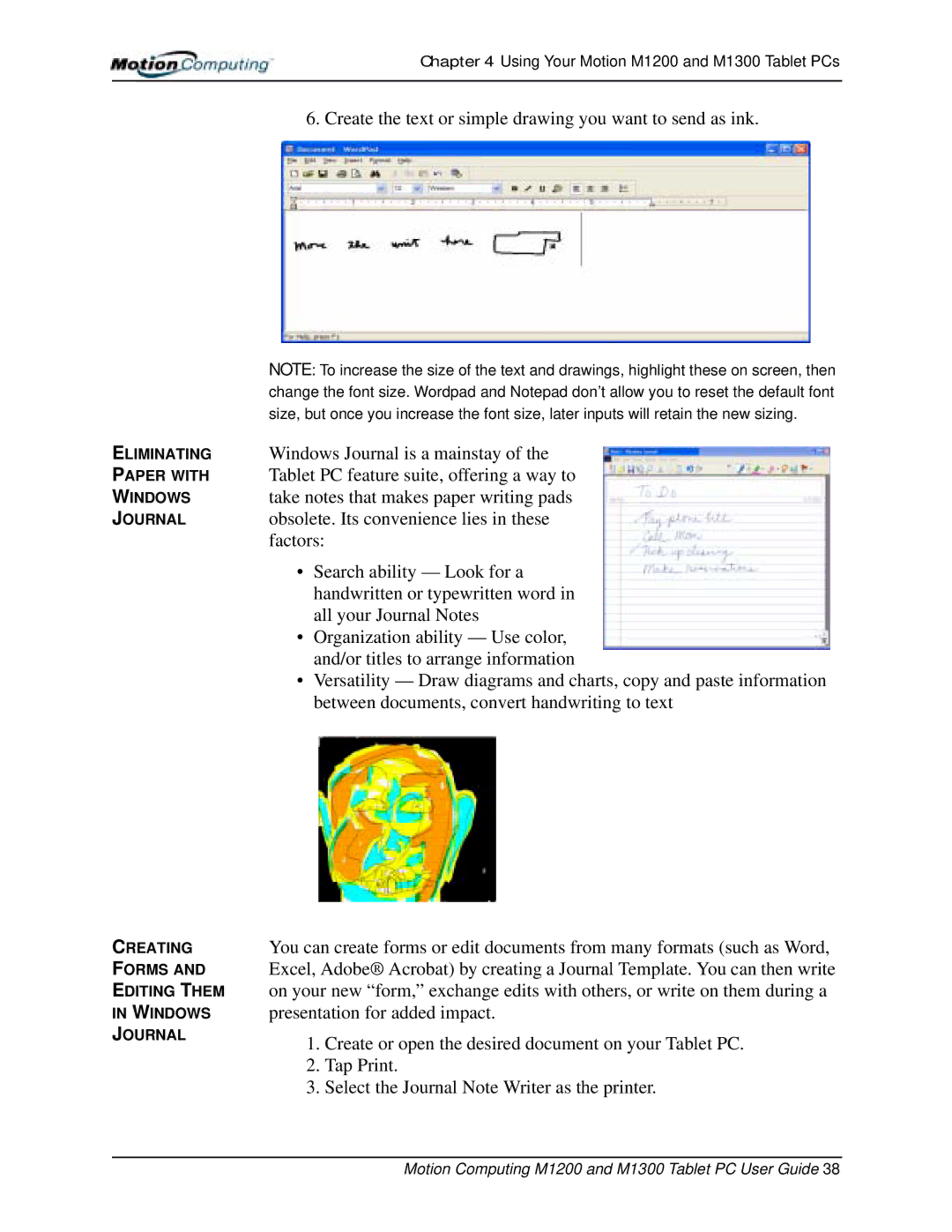 Motion Computing M1300, M1200 manual Presentation for added impact 