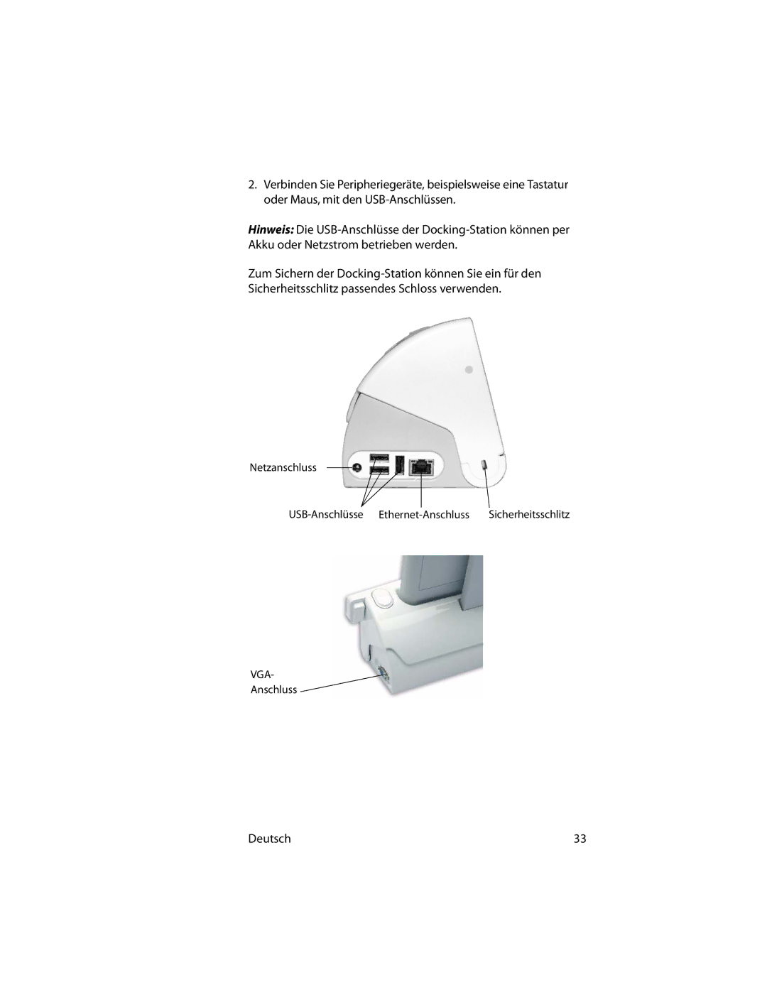 Motion Computing MotionTM C5 manual Vga 