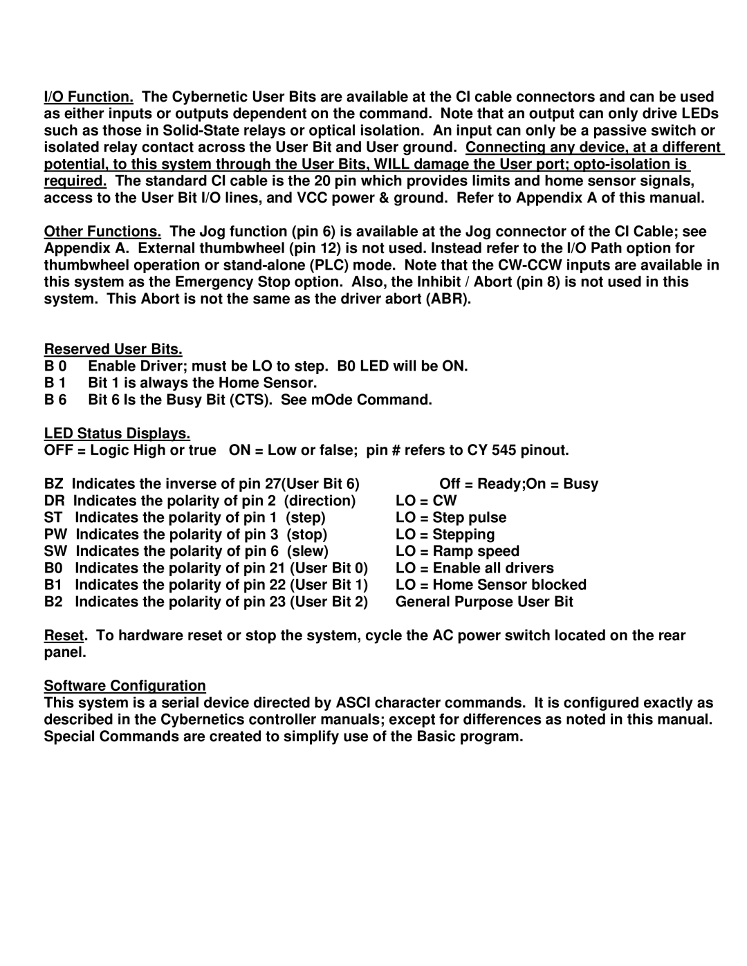 Motion MMI-8S installation manual 