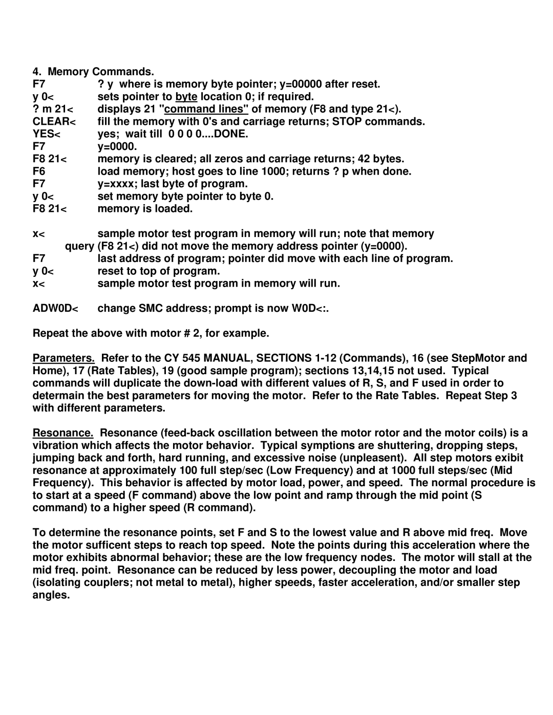 Motion MMI-8S installation manual Yes, ADW0D 