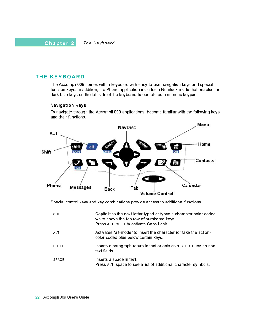 Motorola 009 manual E K E Y B O a R D, Navigation Keys, Keyboard 