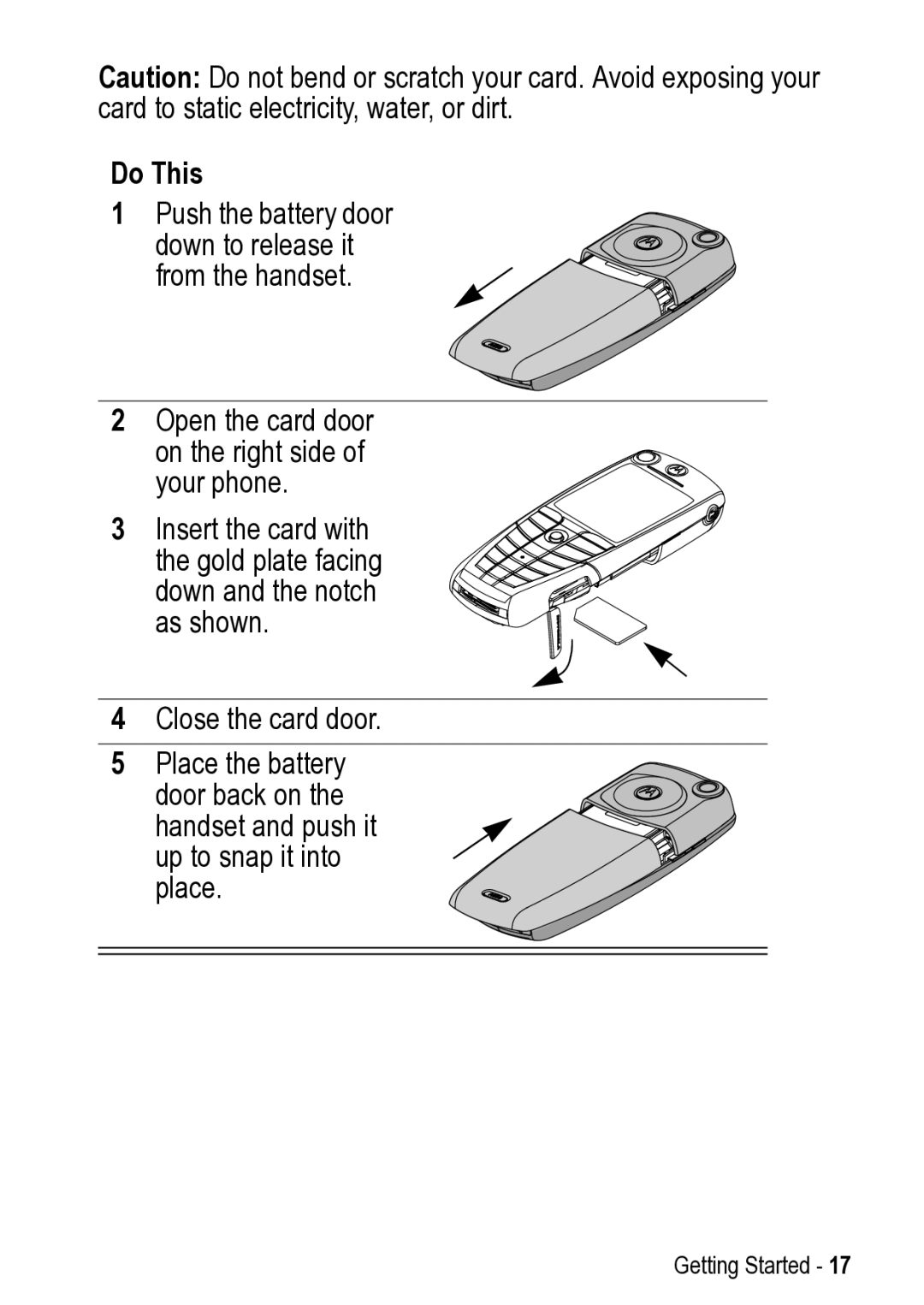 Motorola 031431a manual Do This 