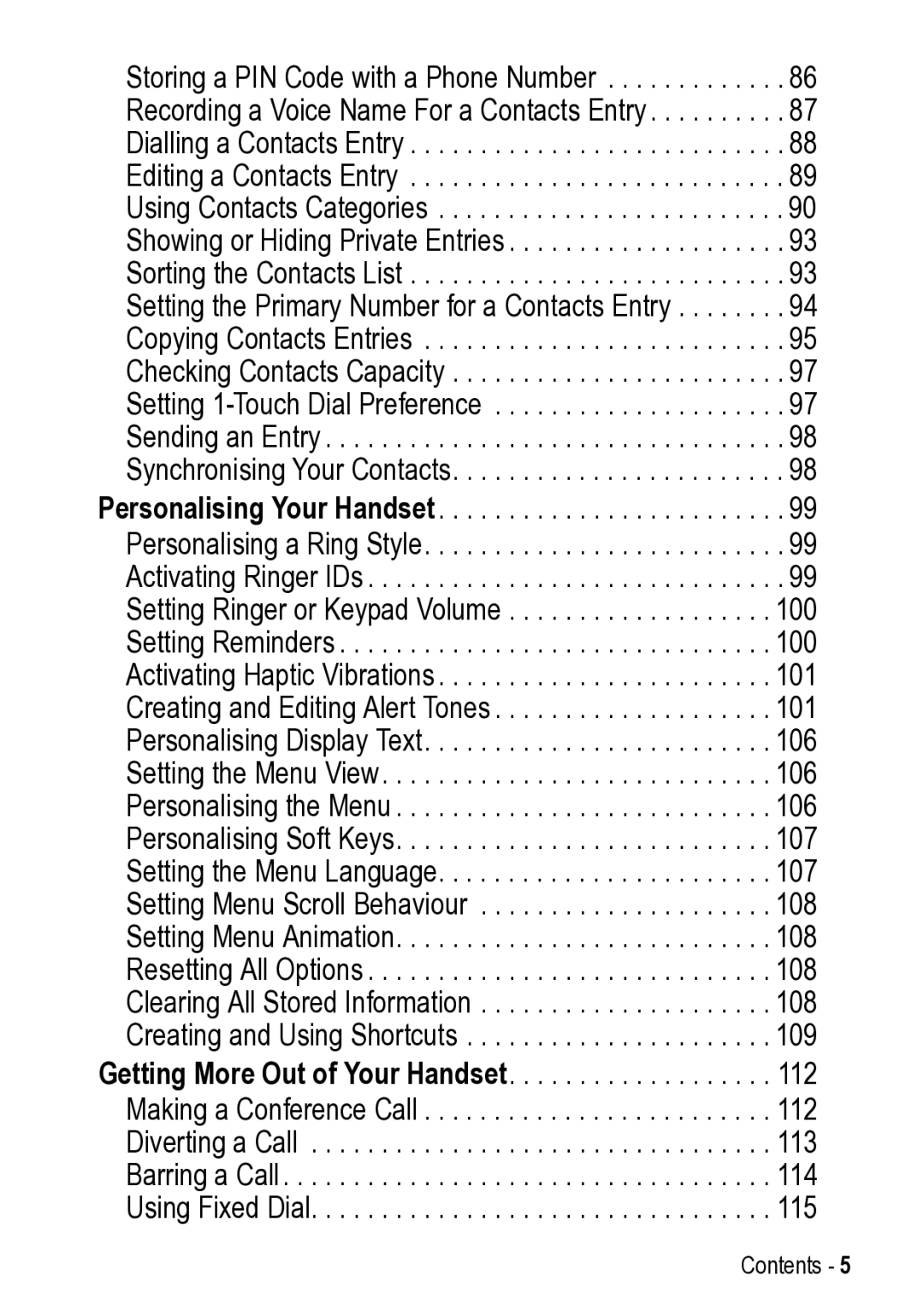 Motorola 031431a manual Contents 