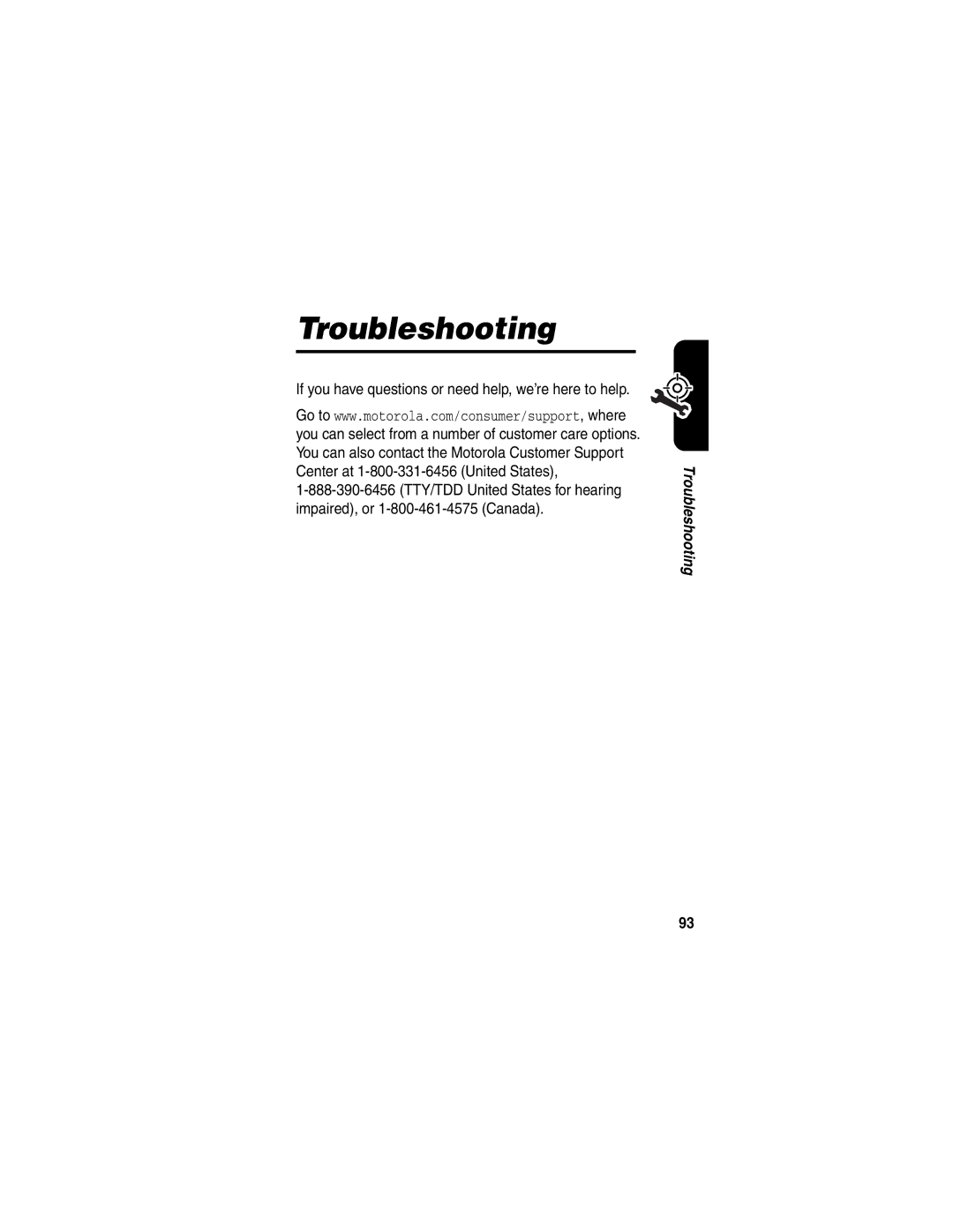 Motorola 040128o manual Troubleshooting, If you have questions or need help, we’re here to help 