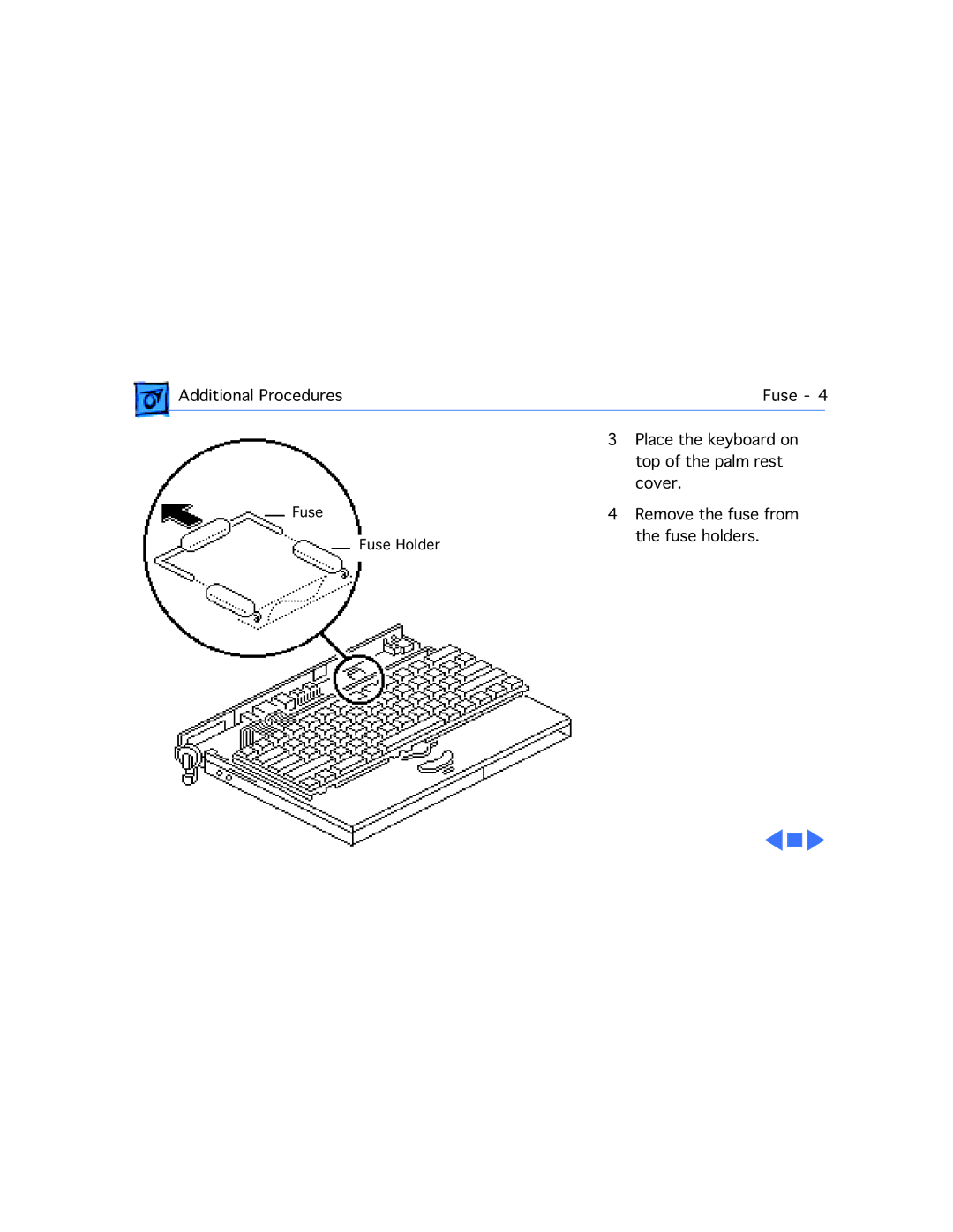 Motorola 100 manual Fuse Fuse Holder 