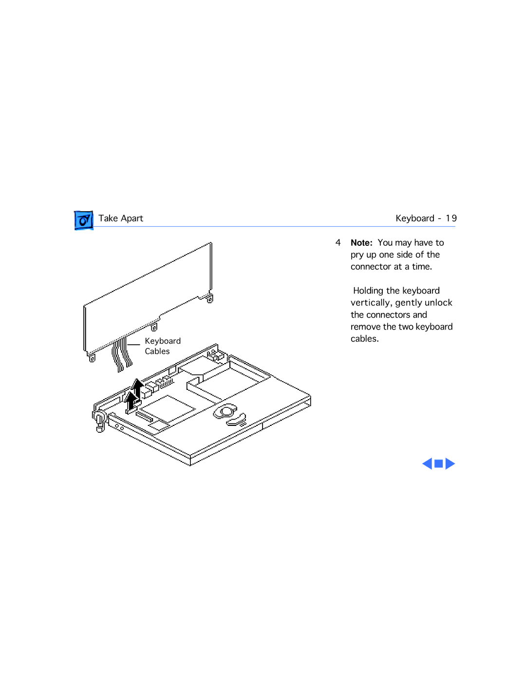 Motorola 100 manual Take Apart Keyboard 