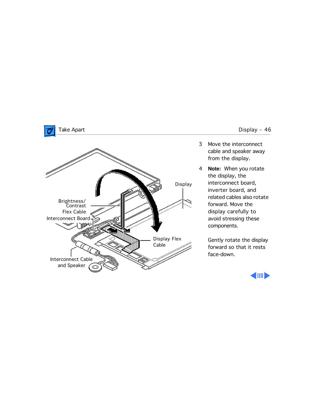 Motorola 100 manual Move the interconnect 