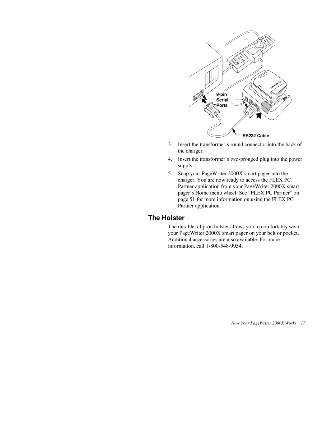 Motorola 2000X quick start Holster 