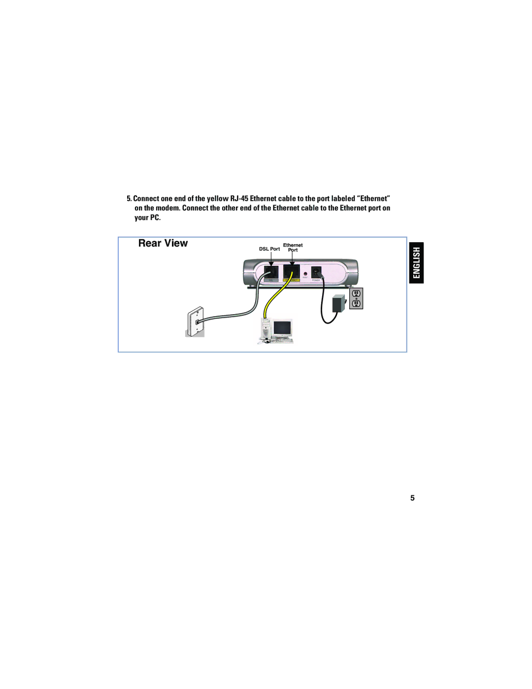 Motorola 2210-02 user manual Rear View 