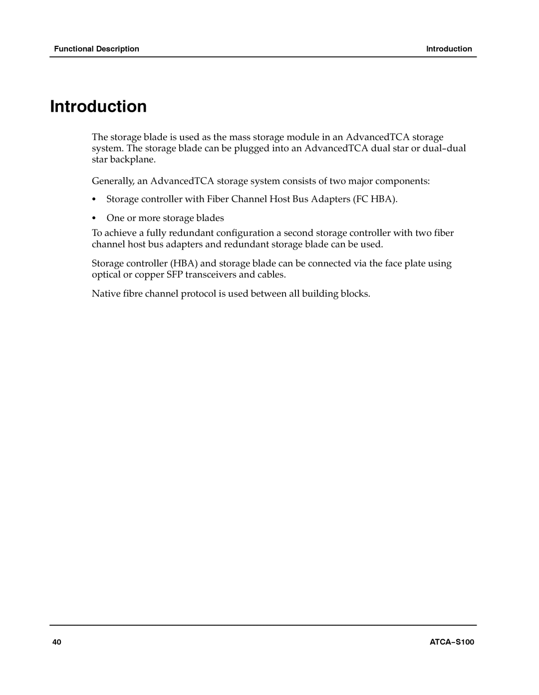 Motorola 228597 manual Functional Description Introduction 