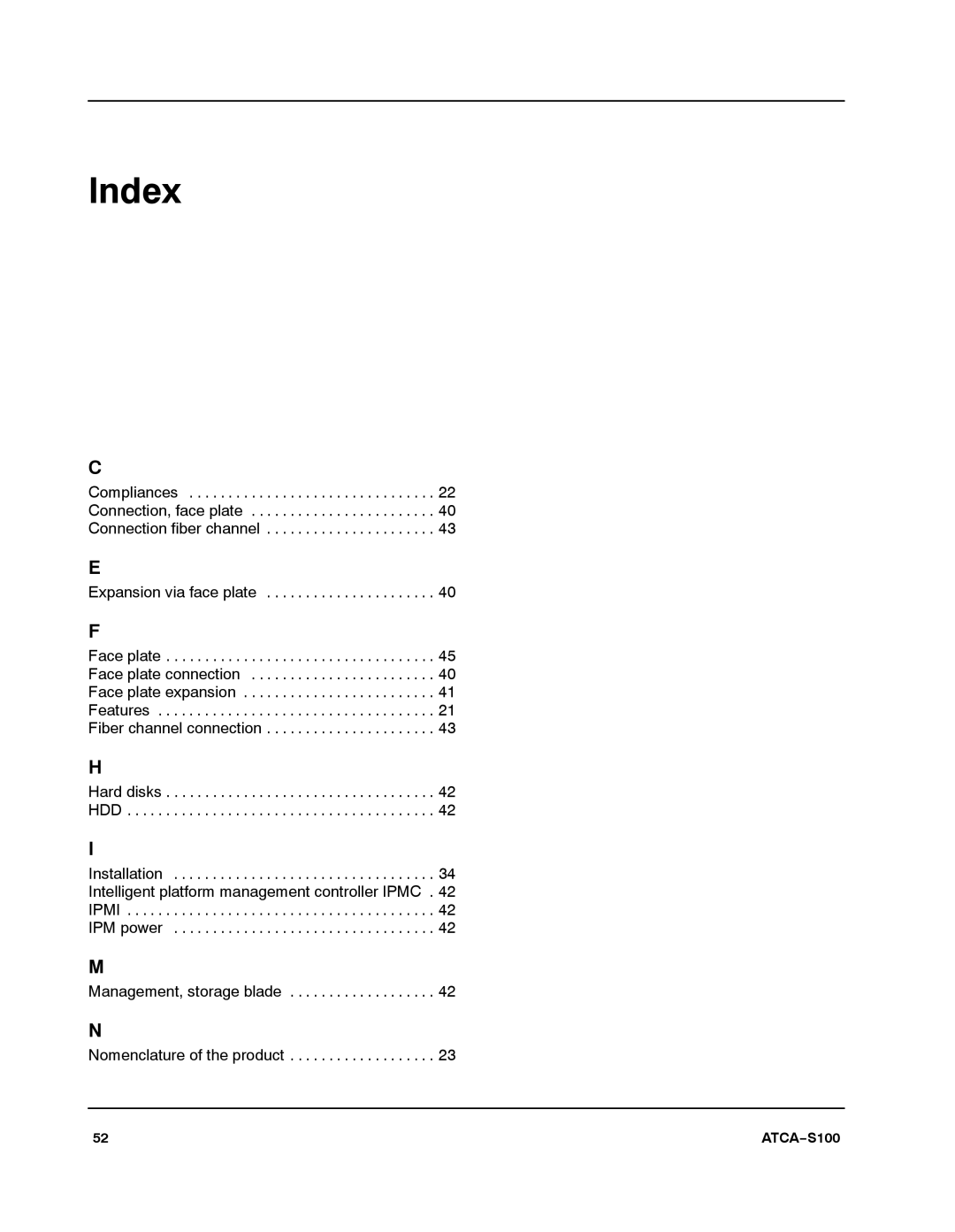 Motorola 228597 manual Index, Expansion via face plate 