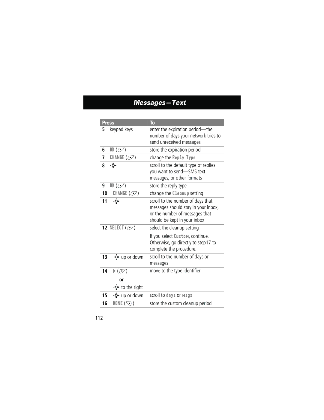 Motorola 280 manual Messages-Text 