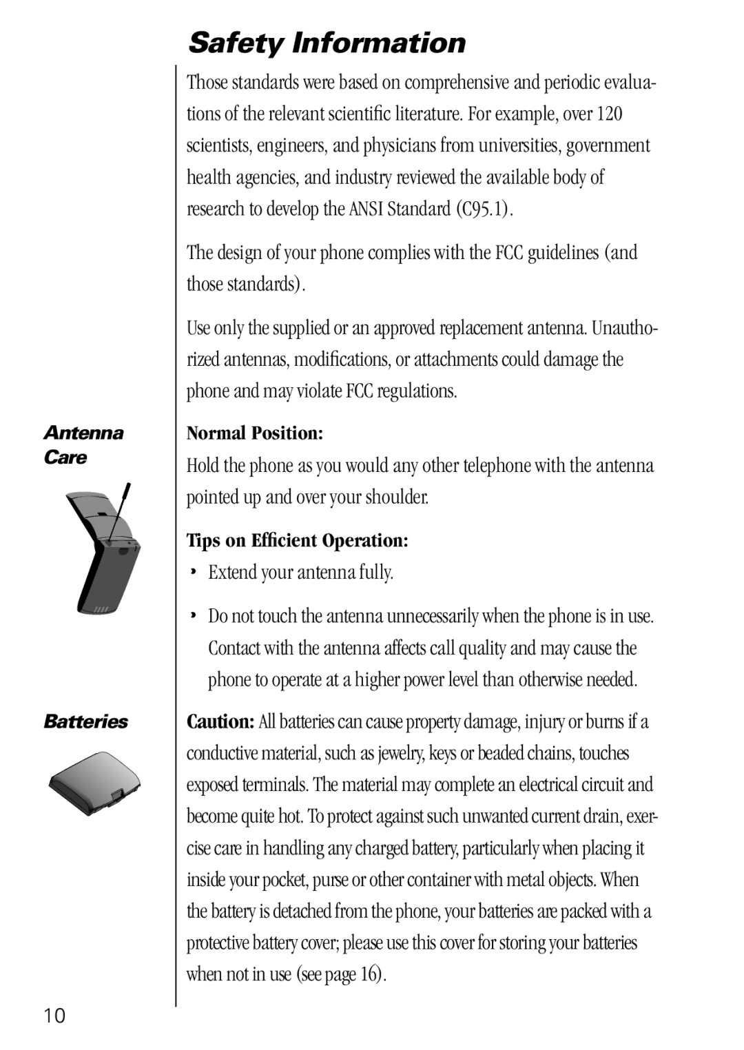 Motorola 3000 specifications Extend your antenna fully 