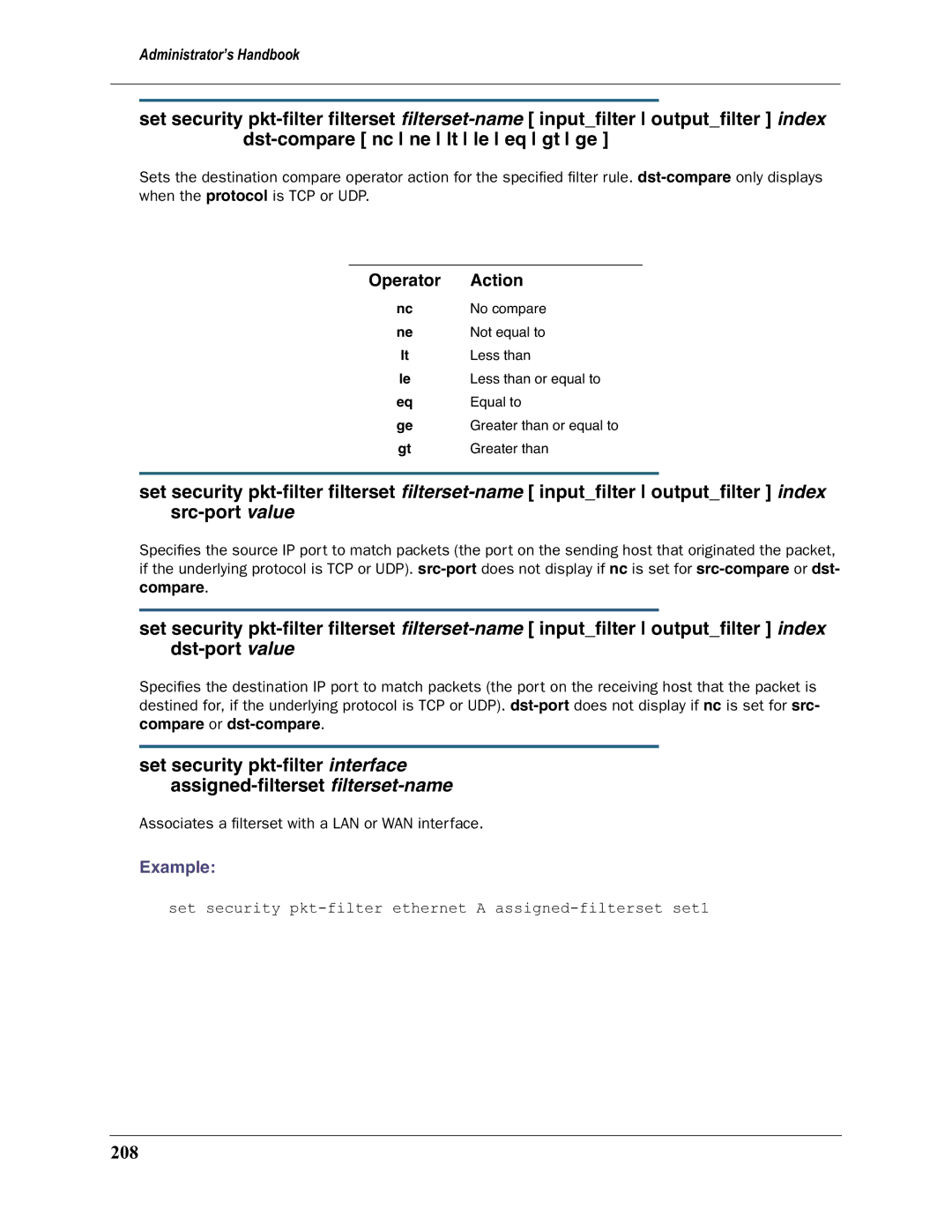 Motorola 3397GP manual 208 