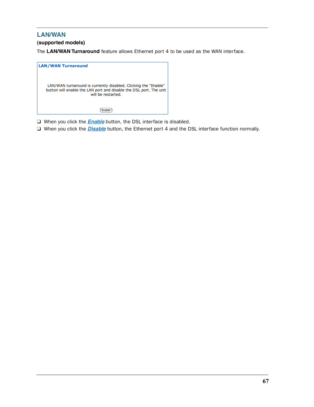 Motorola 3397GP manual Lan/Wan 