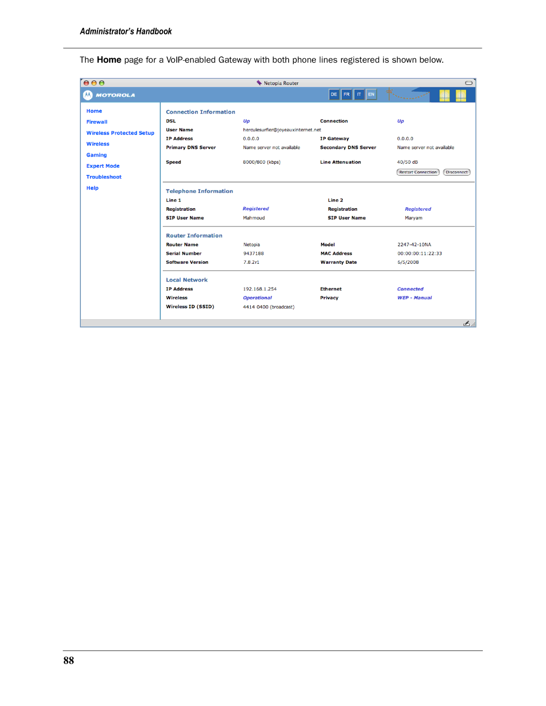 Motorola 3397GP manual Administrator’s Handbook 