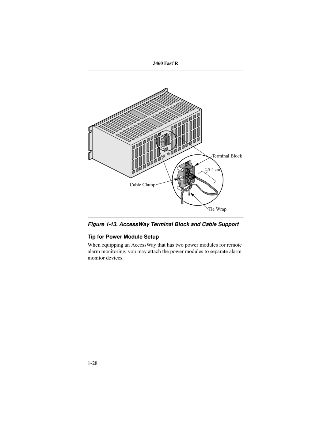 Motorola 3460 manual Tip for Power Module Setup, 4 cm 