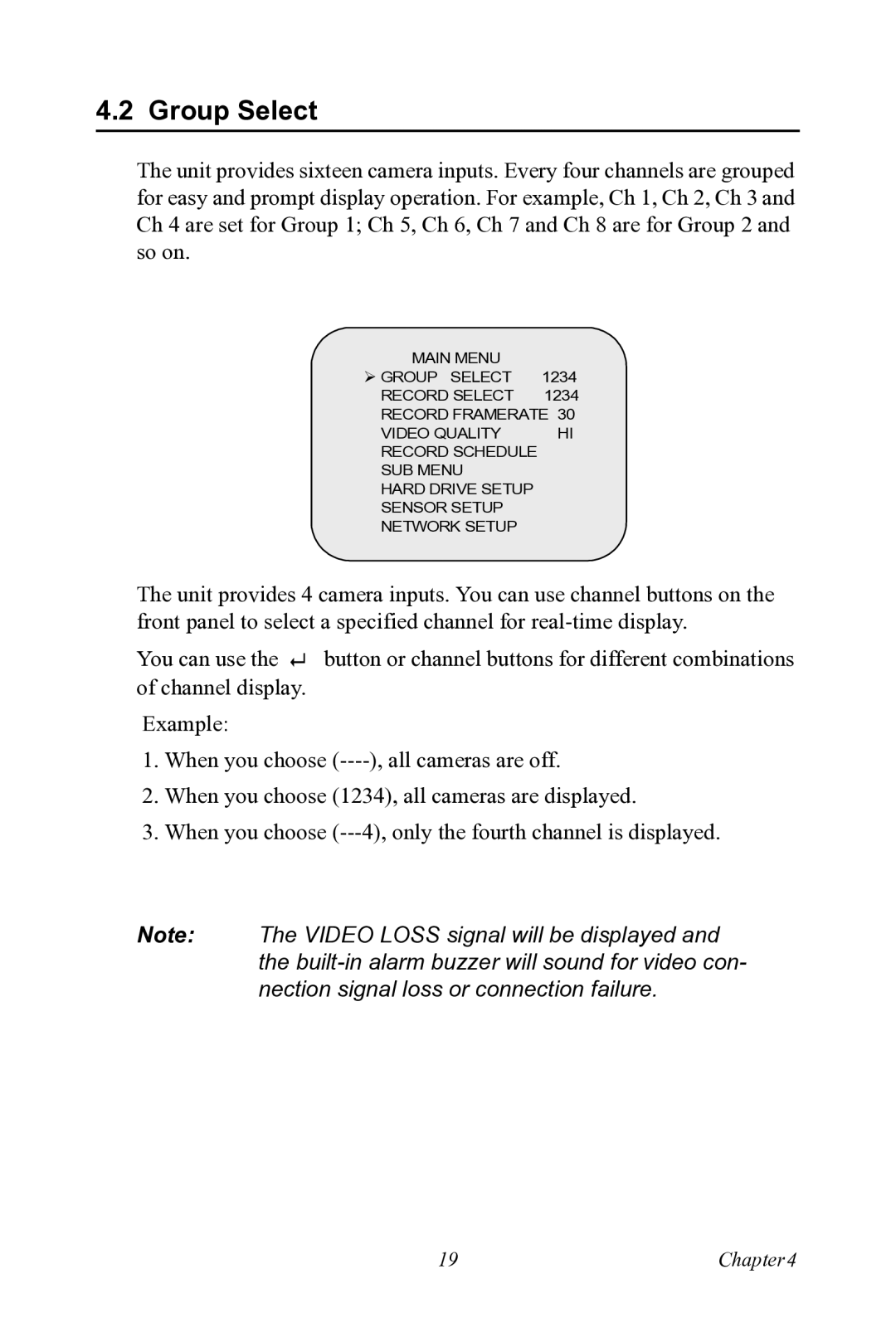 Motorola 530 user manual Group Select 