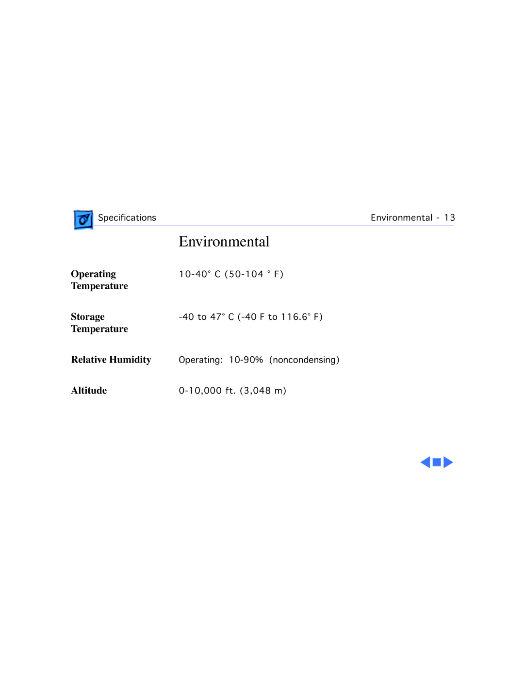 Motorola 660AV manual Environmental 